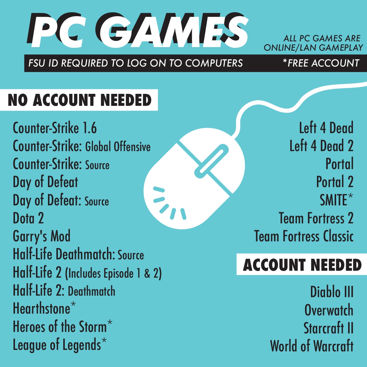 ASLC Student Life Gaming - PC Games