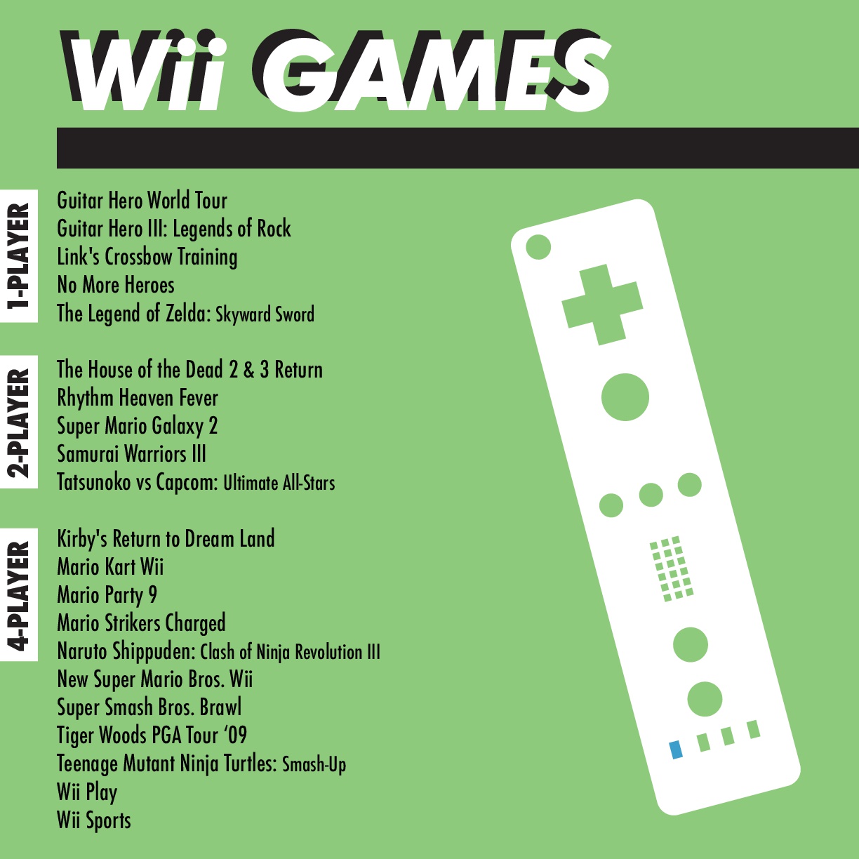 ASLC Student Life Gaming - Wii Games