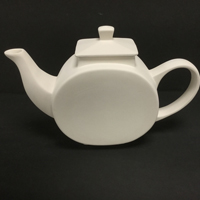 Flat-faced Teapot